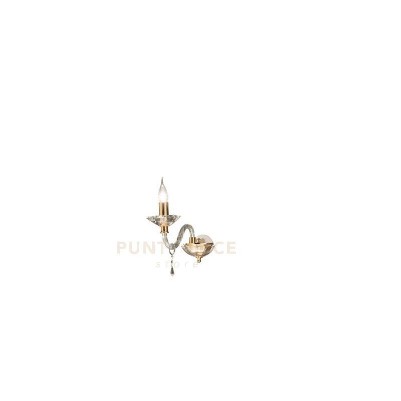 foto del prodotto applique in vetro fiammma 1 luce ap.fiamma 1 oro