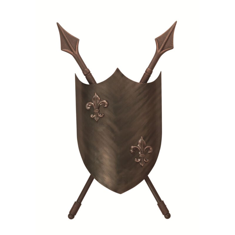 foto del prodotto applique industrial crusader acciaio bronzo 2 luci gu10 led 3000k 1240lm