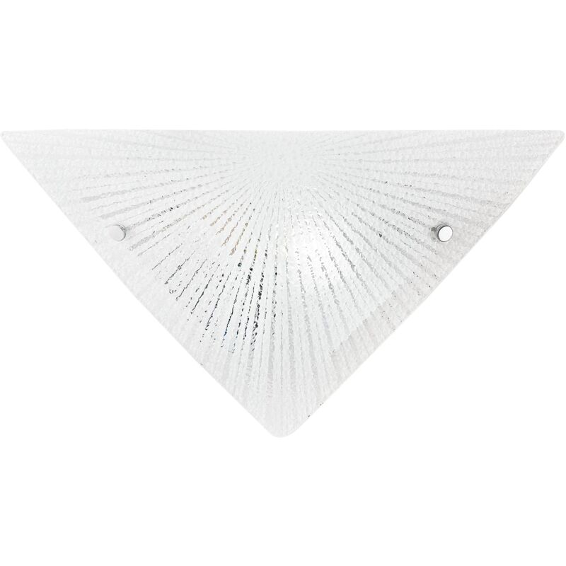 foto del prodotto applique iside in vetro bianco 