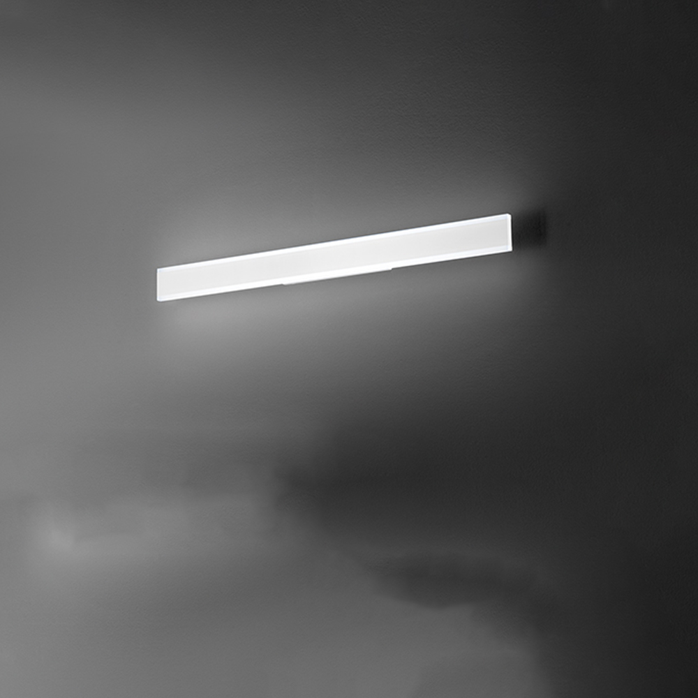 foto del prodotto applique kante led 32w 2560lm cct 3000k 4000k 6000k in alluminio verniciato bianco 81cm