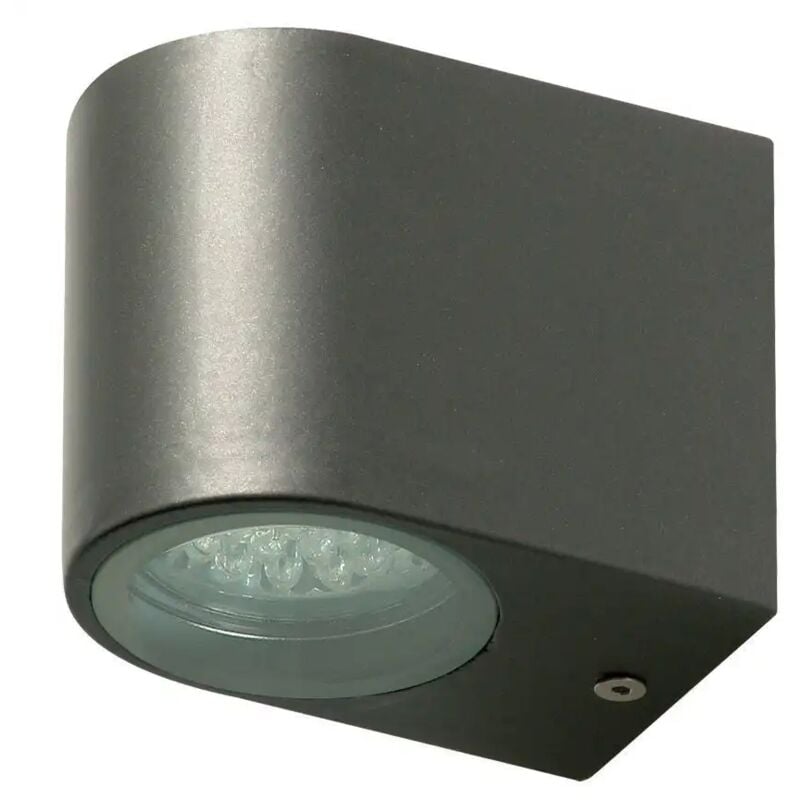 foto del prodotto applique lampada a led da parete per esterno in acciaio inox elegante 21 led