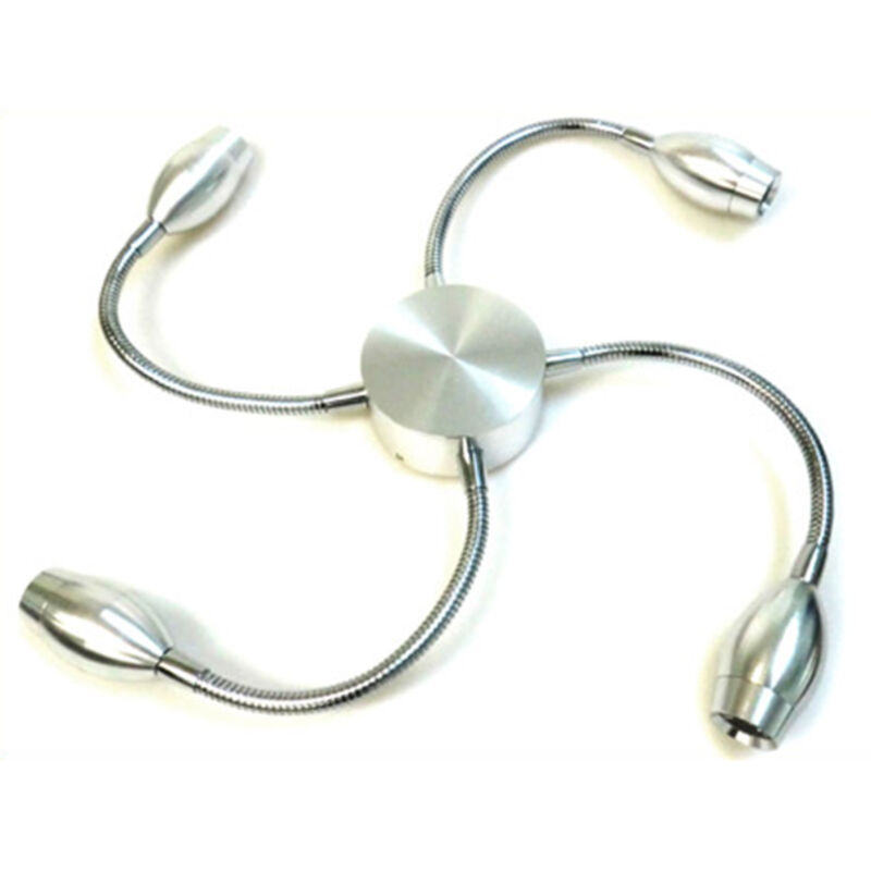 foto del prodotto applique lampada da parete a led 4x2w 220v flexible bianco freddo