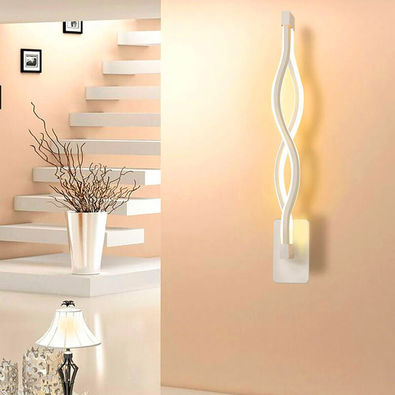 foto del prodotto applique lampada per interno moderna da parete a muro 9w luce calda 3000k