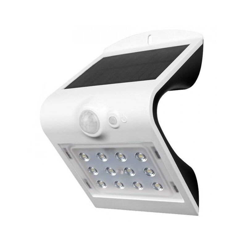 foto del prodotto applique lampada proiettore solare da esterno 1,5w 220lm 4000 k ip65