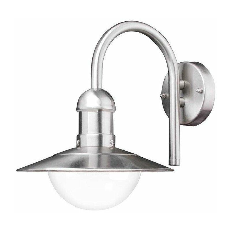 foto del prodotto applique ldarc e27 pellet in acciaio esterno per 4 