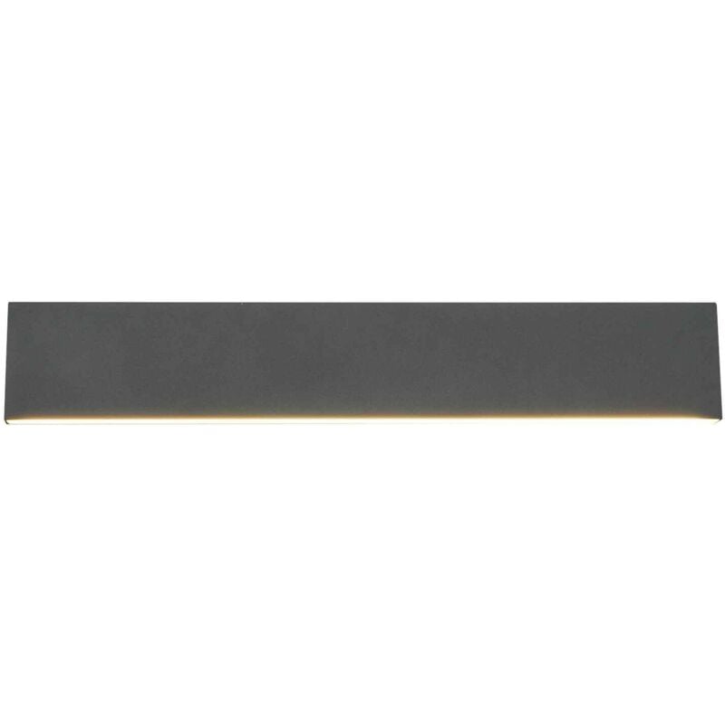 foto del prodotto applique led 2 luci, luce su e gi , metallo, antracite, l47 cm, concha