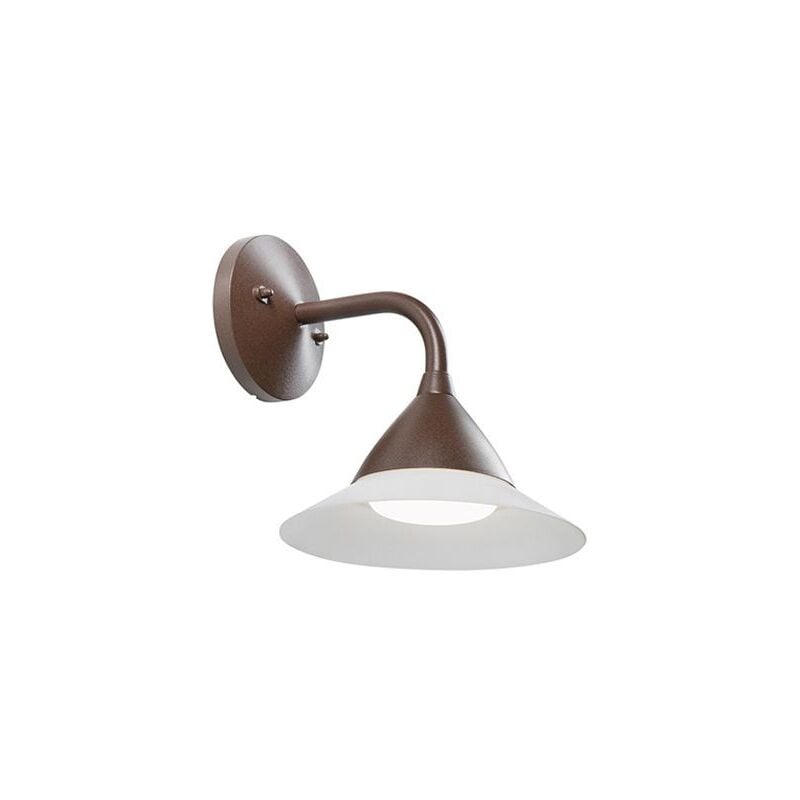 foto del prodotto applique led 20w 4000k linea petunia corten