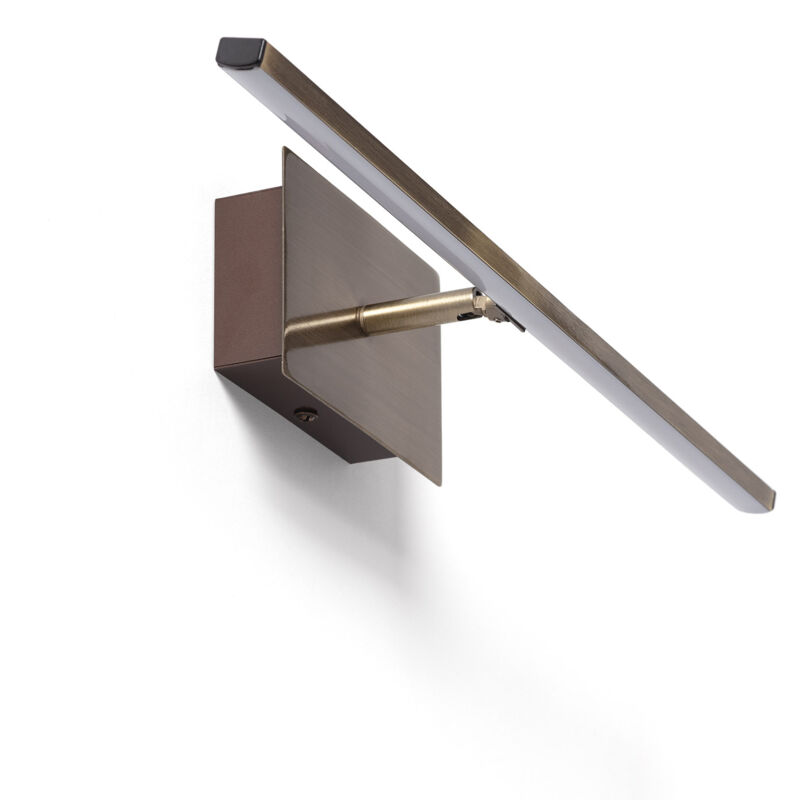 foto del prodotto applique led 4.5w per quadri hockney bronzo
