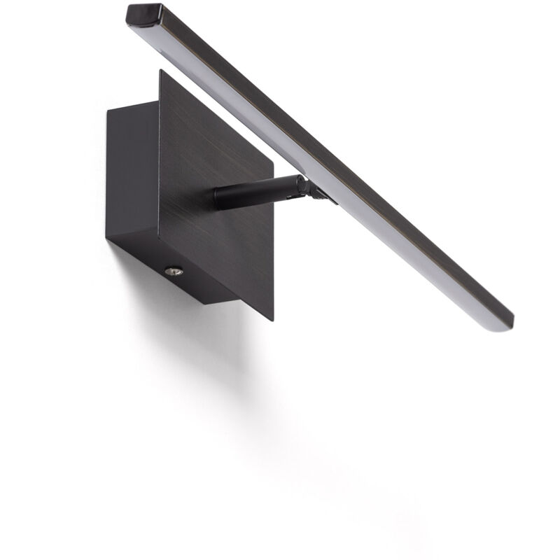 foto del prodotto applique led 4.5w per quadri hockney ottone