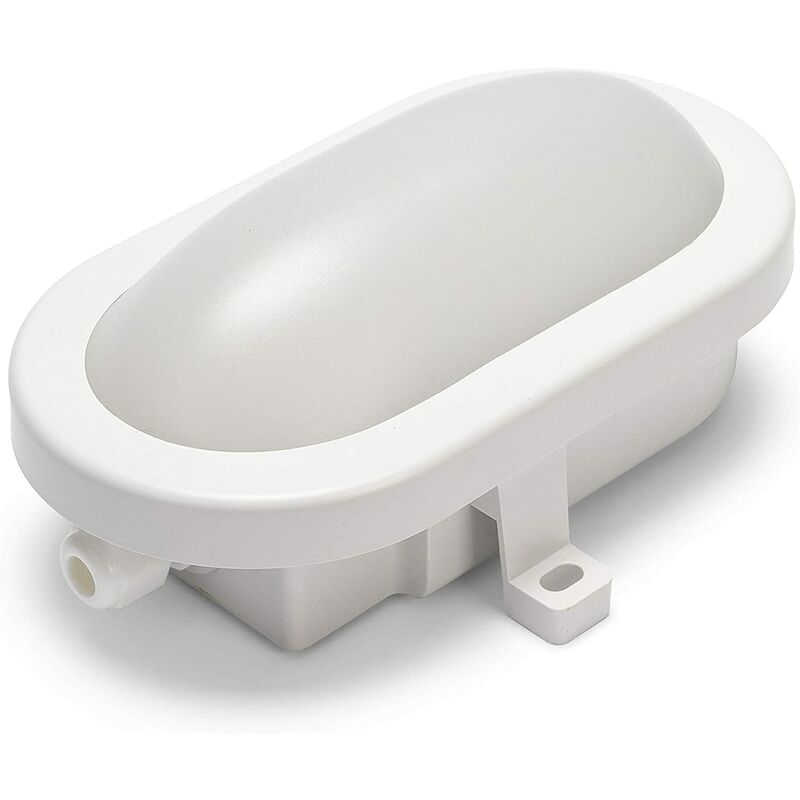 foto del prodotto applique led 5.5w bianca ip54 connettore fast 450lm 4000k velamp tartaruga