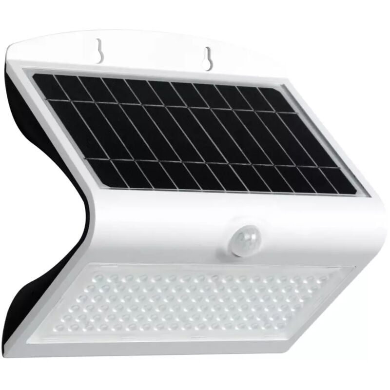 foto del prodotto applique led 6,8w 4000 k luce naturale con pannello solare per esterno century arcadia6.8 acsb 681240
