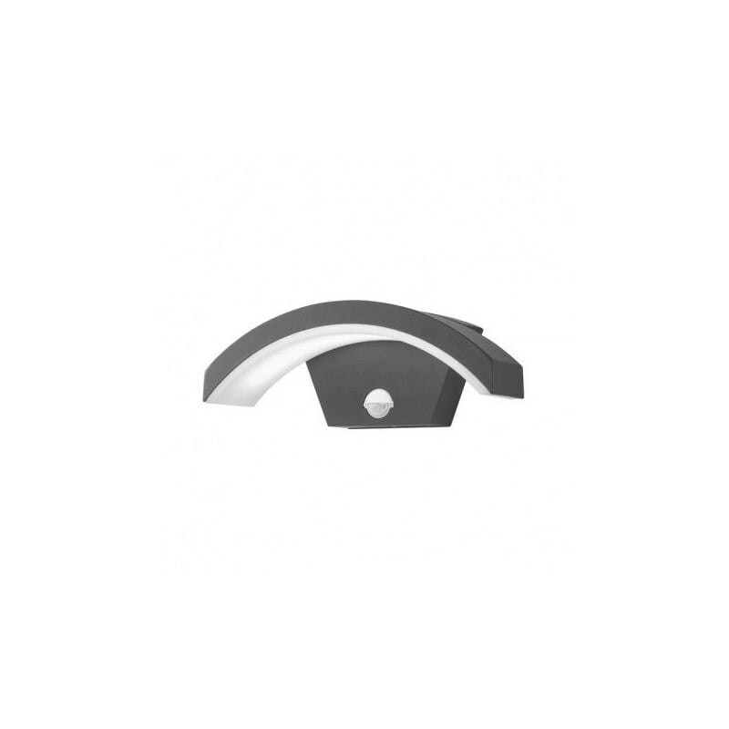 foto del prodotto applique led 8w 360lm rilevatore 3000k grigio ip54