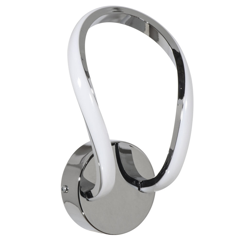 foto del prodotto applique led 8w 990lm 4500k cromo e energy infinity