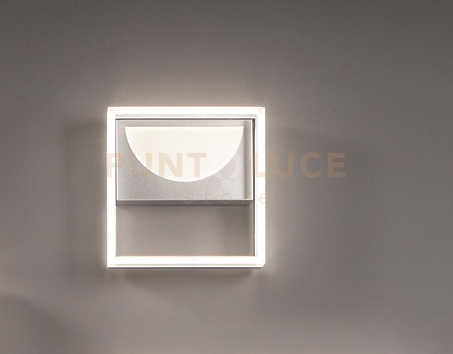 foto del prodotto applique led art l25 ap.art silver argento