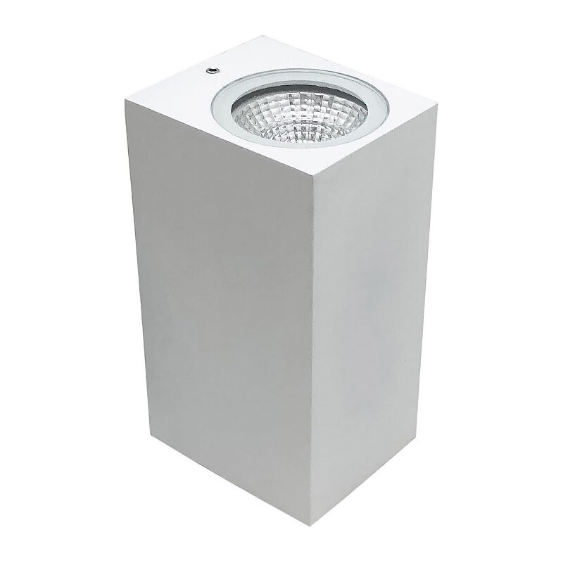 foto del prodotto applique led attacco 2 x gu10 doppia emissione ip65 per esterni e interni illuminazione da parete per casa negozi e locali