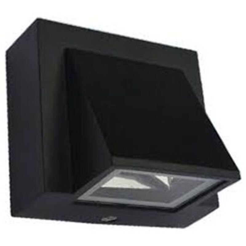 foto del prodotto applique led cob ip65 faretto 5w lampada muro parete nero luce calda 3000k