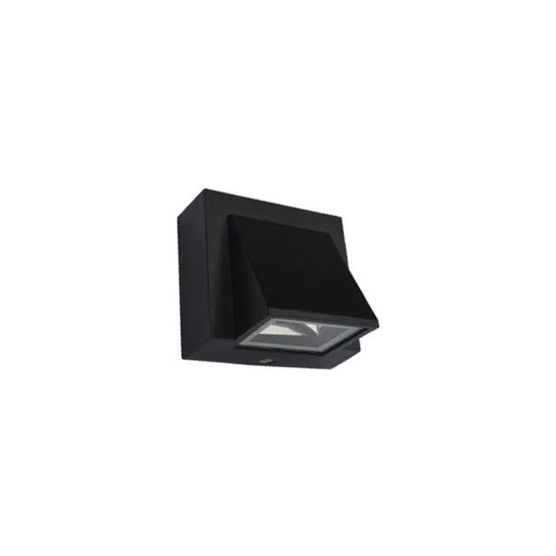 foto del prodotto applique led cob ip65 faretto 5w lampada muro parete nero luce naturale 4000k