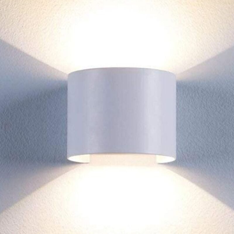 foto del prodotto applique led cob lampada parete 20w ovale bianco naturale interno esterno 19