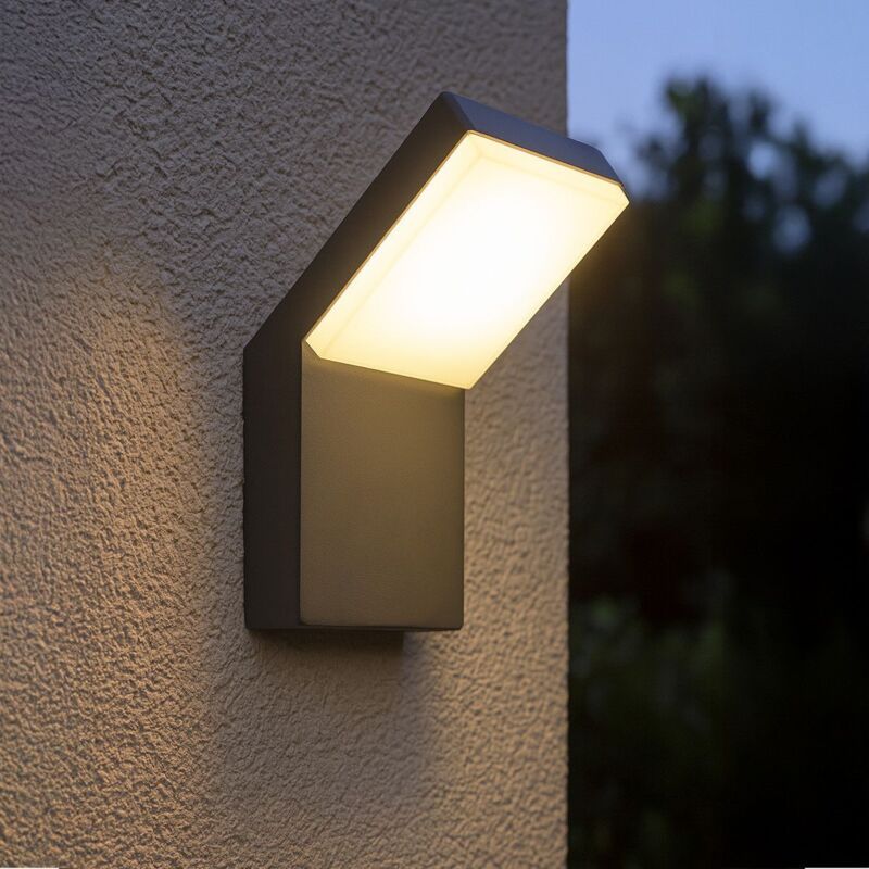 foto del prodotto applique led da esterno daytona 12w eq 120w ip65 temp rature de couleur bianco neutro 4000k