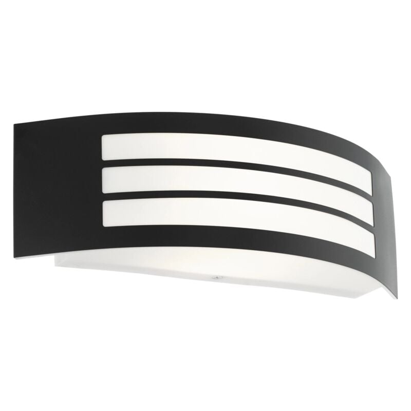 foto del prodotto applique led da esterno eglo leiros nero 25w