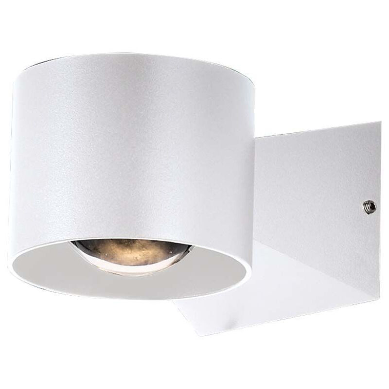 foto del prodotto applique led da muro 5w doppio fascio luminoso corpo bianco bianco naturale ip65 v tac
