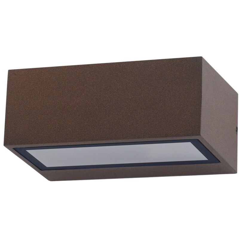 foto del prodotto applique led da parete mod. valencia colore corten