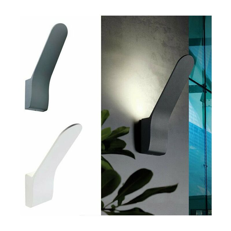foto del prodotto applique led esterno lampada parete interno illuminazione bagno 8w surf sovil colore bianco