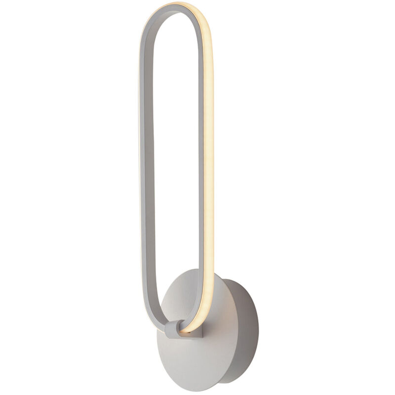 foto del prodotto applique led infinity in alluminio bianco 12.5w 4000k luce naturale 