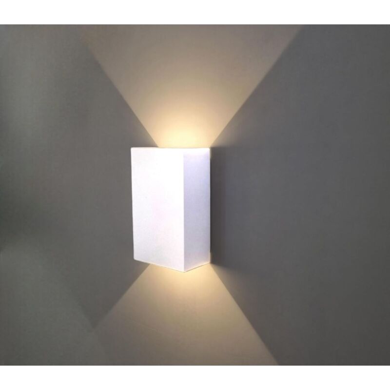 foto del prodotto applique led lampada parete 6w rettangolare luce naturale interno esterno