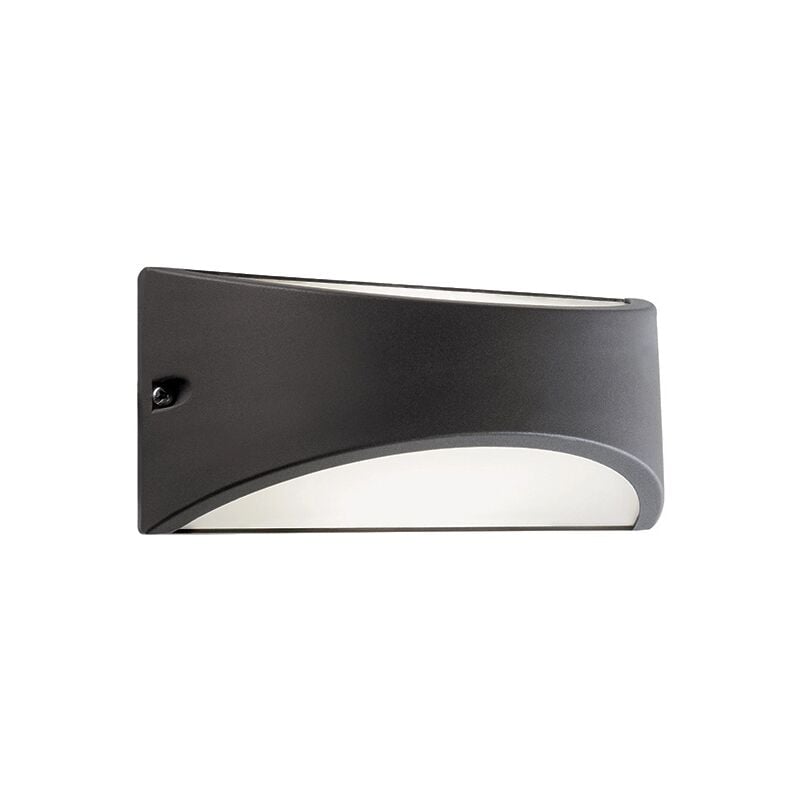 foto del prodotto applique led lhasa grigia 10w, bianco naturale