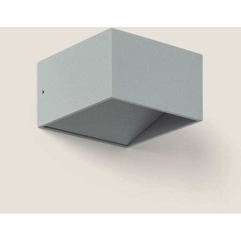 foto del prodotto applique led lico 6w doppia luce grigio chiaro 3000k bianco caldo