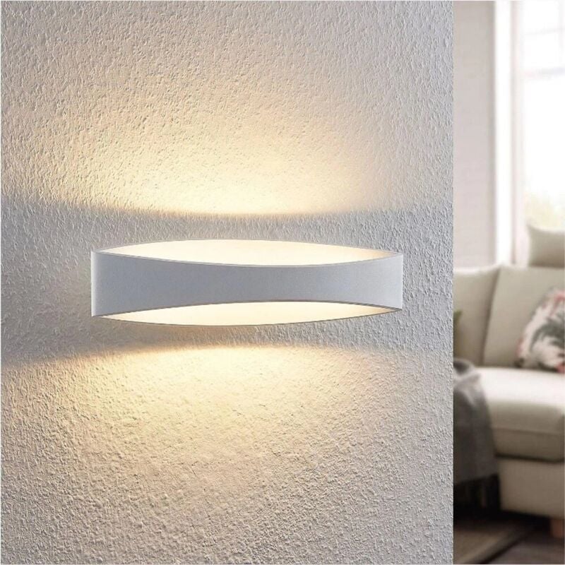 foto del prodotto applique led luce bianca calda naturale 12 w lampada da parete 3 cct bianco