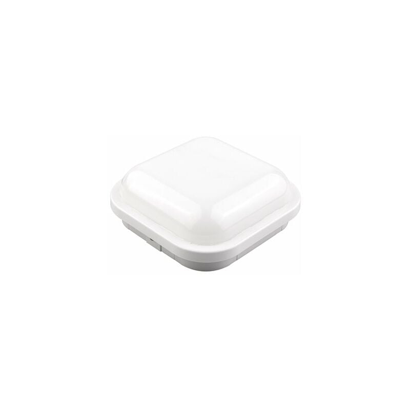 foto del prodotto applique led matel ip65 quadrato bianco freddo da 20w