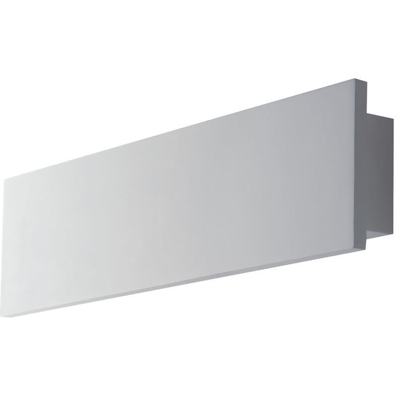 foto del prodotto applique led ortisei in gesso bianco verniciabile 11.8w 4000k 40 cm. 