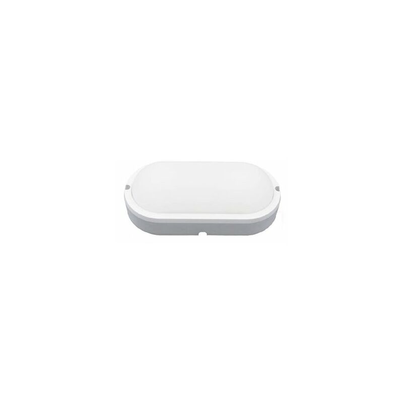 foto del prodotto applique led ovale mushie 12w 6500k ip65