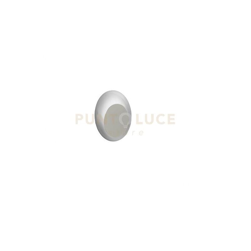 foto del prodotto applique led per esterni in alluminio argento ap.shell silver