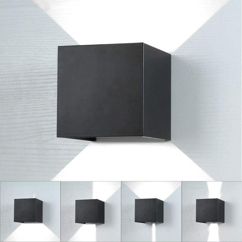 foto del prodotto applique led per interno, 12w moderna lampada da parete in alluminio, lampada angolo del fascio regolabile per corridoio cucina isaland camera da