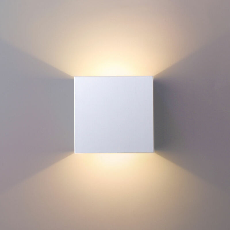 foto del prodotto applique led per interno, 6w moderna lampada da parete in alluminio, lampada angolo del fascio regolabile per corridoio cucina isaland camera da