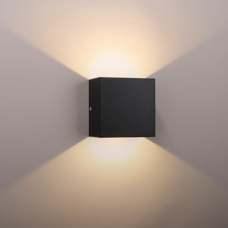 foto del prodotto applique led per interno, 6w moderna lampada da parete in alluminio, lampada angolo del fascio regolabile per corridoio cucina isaland camera da