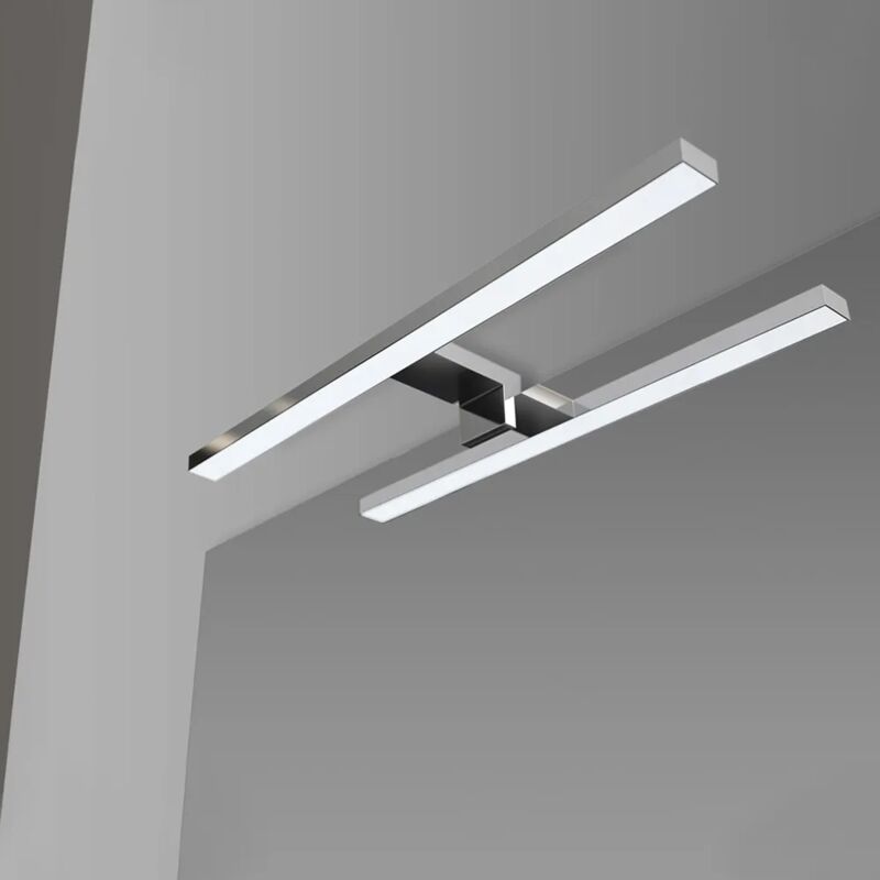 foto del prodotto applique led per specchio 50 cm luce naturale e doppia installazione