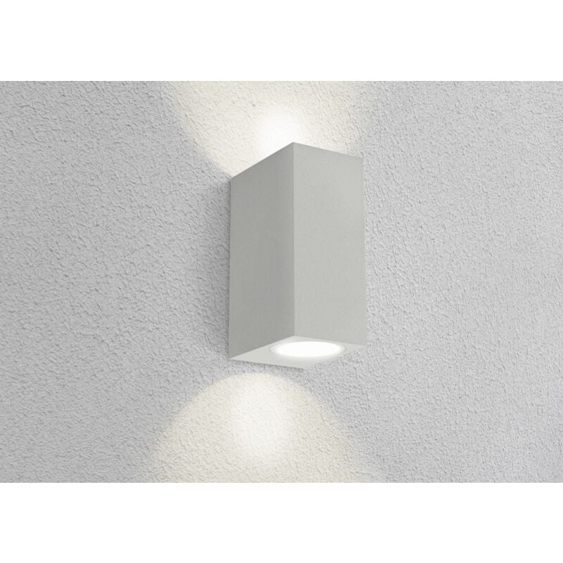 foto del prodotto applique led serie axo 2 attacchi gu10 ip44 grigio century axo 2gu10sg