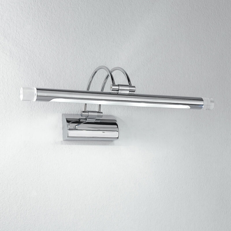 foto del prodotto applique led sigma in metallo cromato 4w 3500k luce calda 