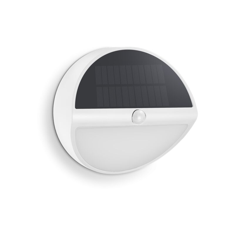 foto del prodotto applique led solar aura tonda bianca 5w 4000k 500lm aurbi 052040 century