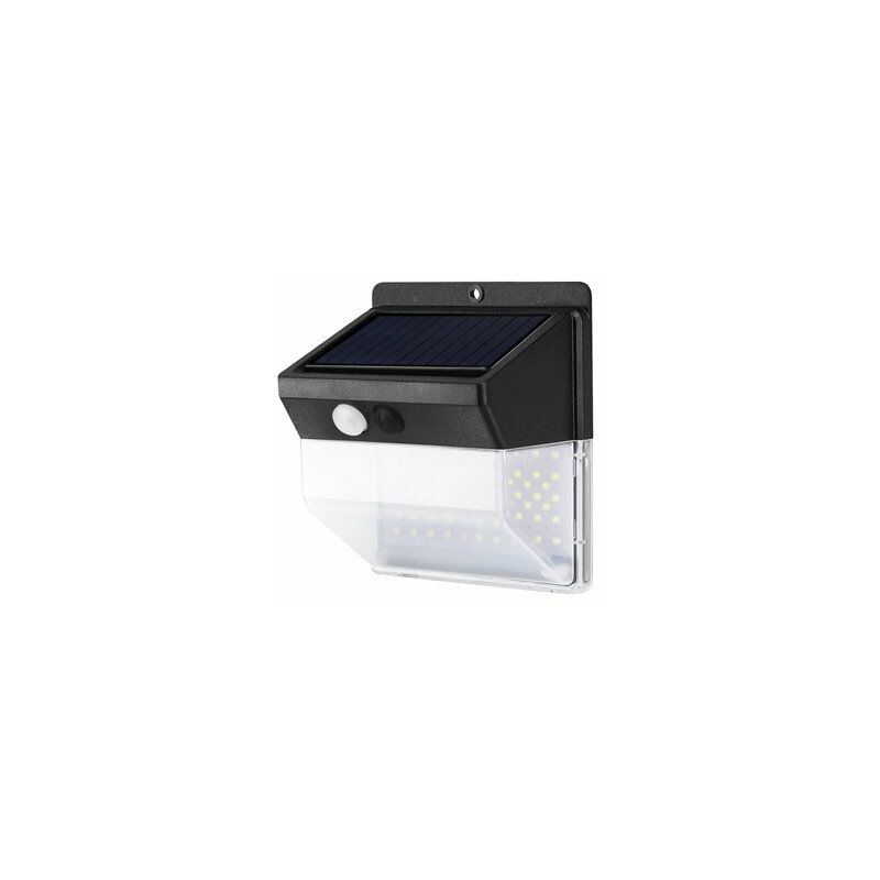 foto del prodotto applique led solare korpass con sensore di luce fredda da 7w