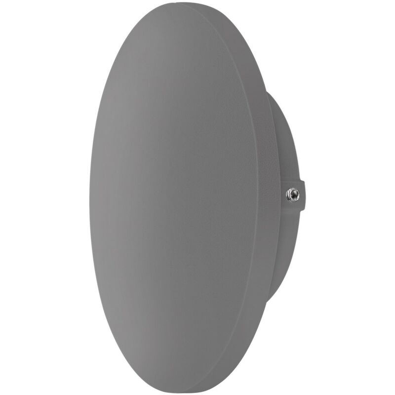 foto del prodotto applique led tonda da parete mod. luna colore antracite