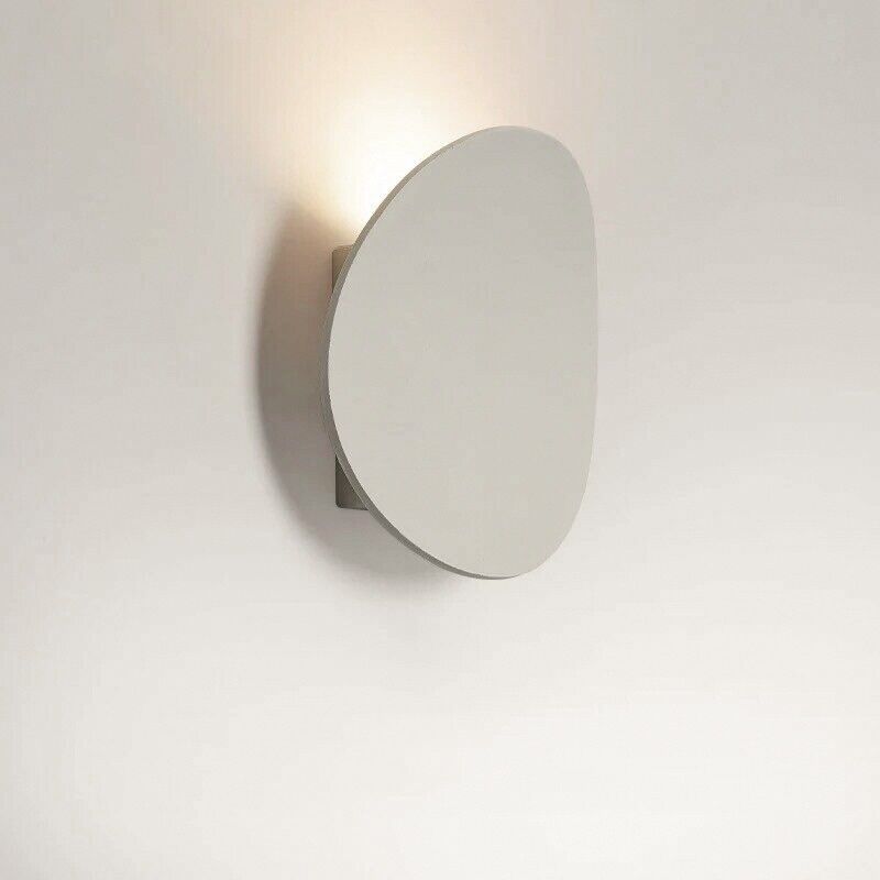 foto del prodotto applique led tondo bianco da parete esterno interno impermeabile lampada luce fredda naturale calda naturale