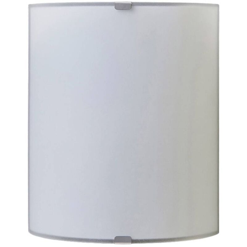 foto del prodotto applique lindby phil, bianco, vetro, altezza 21 cm