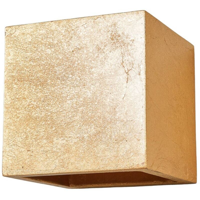 foto del prodotto applique lindby yade, 11 cm, color oro, gesso, g9