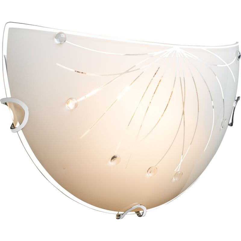 foto del prodotto applique metallo bianco, 1 x e27