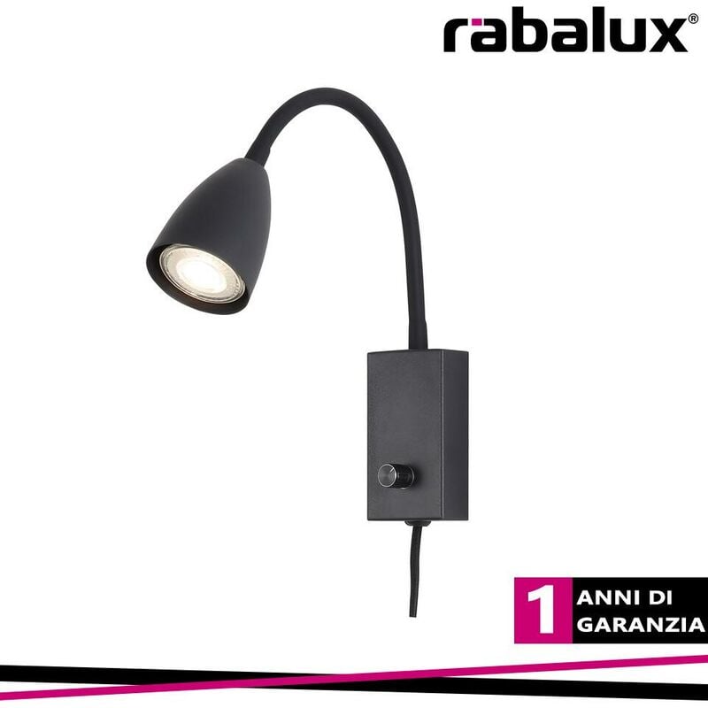 foto del prodotto applique mika spot gu10 black